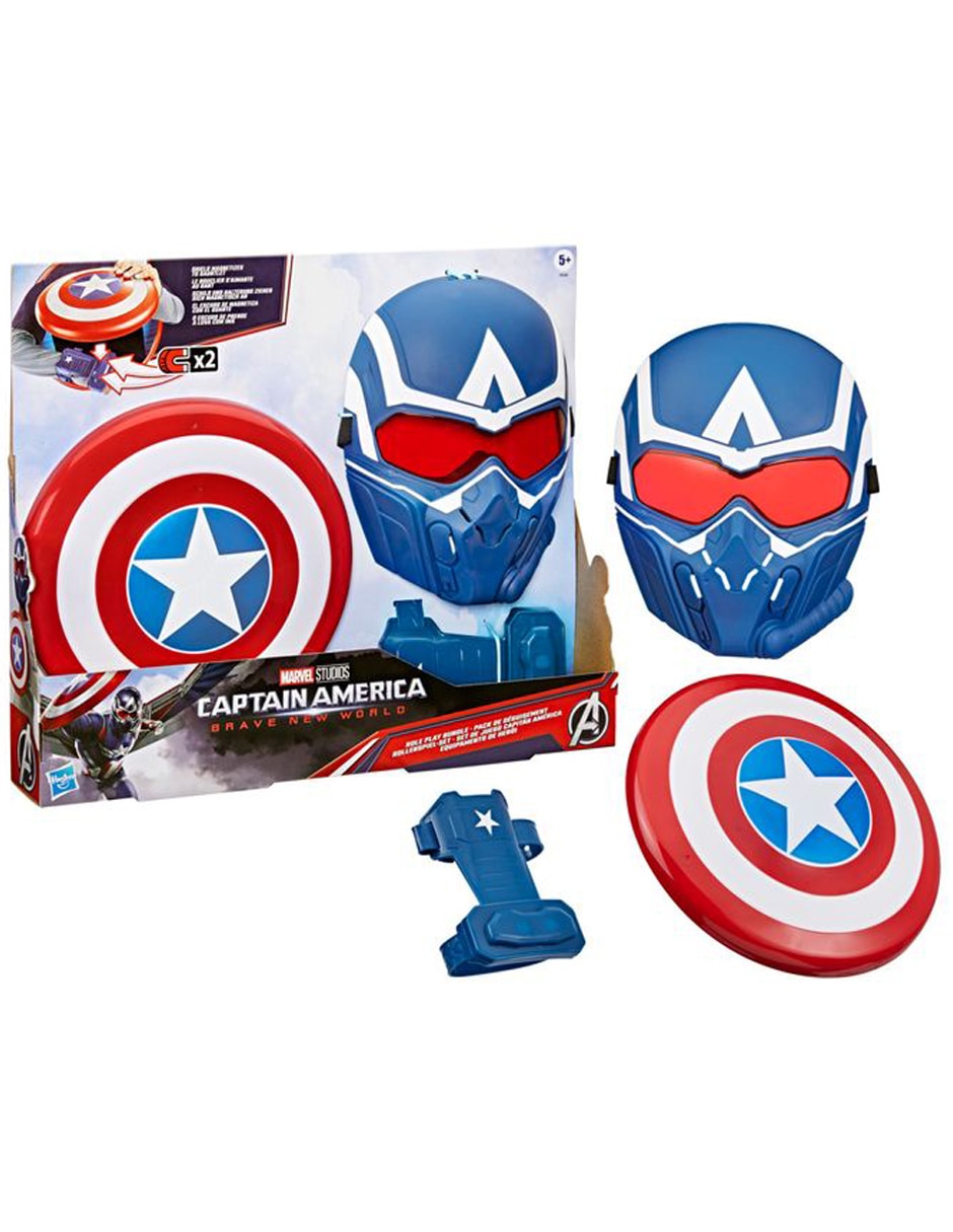 Set de accesorios para disfraz de Capitan America Brave New World 3
