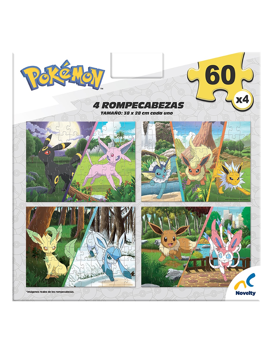 Rompecabezas Pokémon 4 en 1 240 piezas