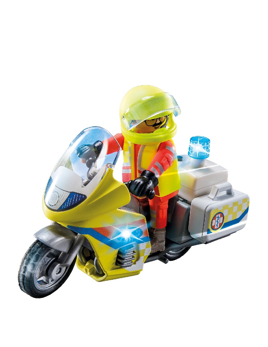City Life Rescue Motorcycle with Flashing Light 71205