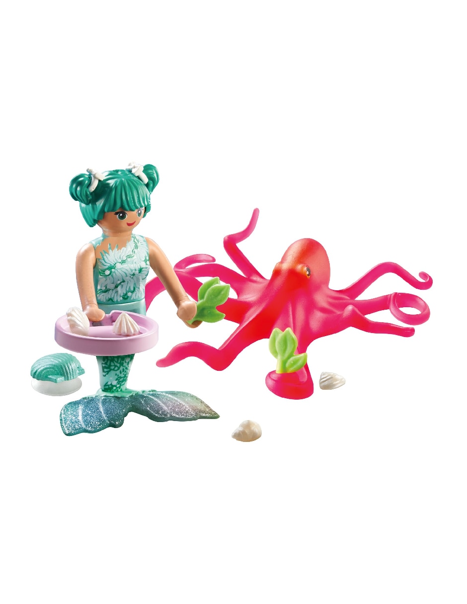 Princess Magic Sirena con pulpo que cambia de color 71503 Princess Magic Sirena con pulpo que cambia de color 71503