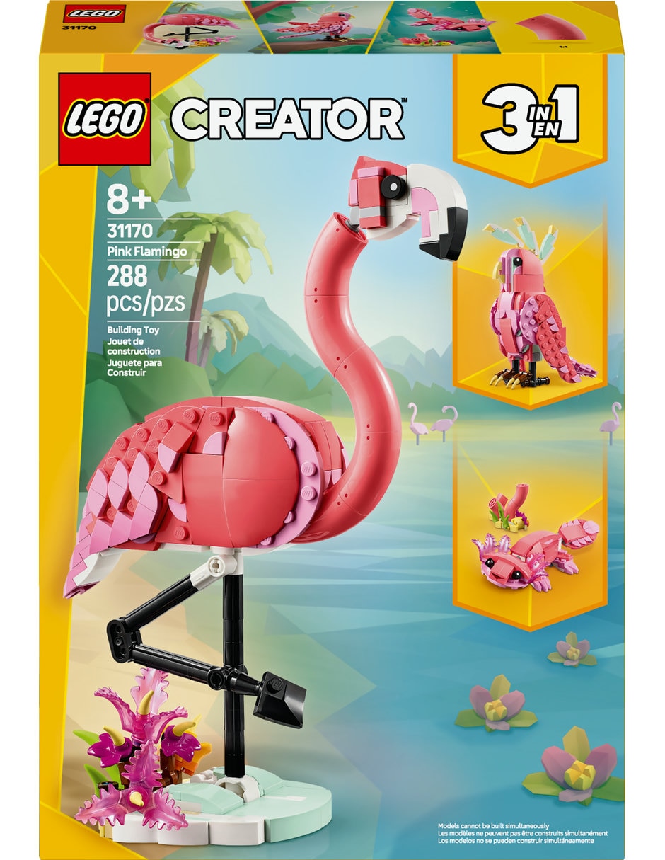 Creator 3 en 1 Fauna Salvaje: Flamingo 31170 LEGO 5