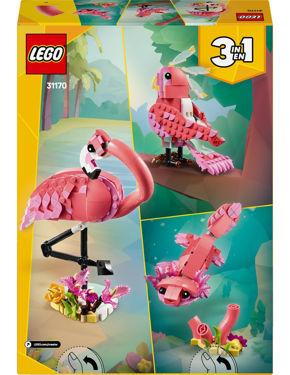 Creator 3 en 1 Fauna Salvaje: Flamingo 31170 LEGO 2