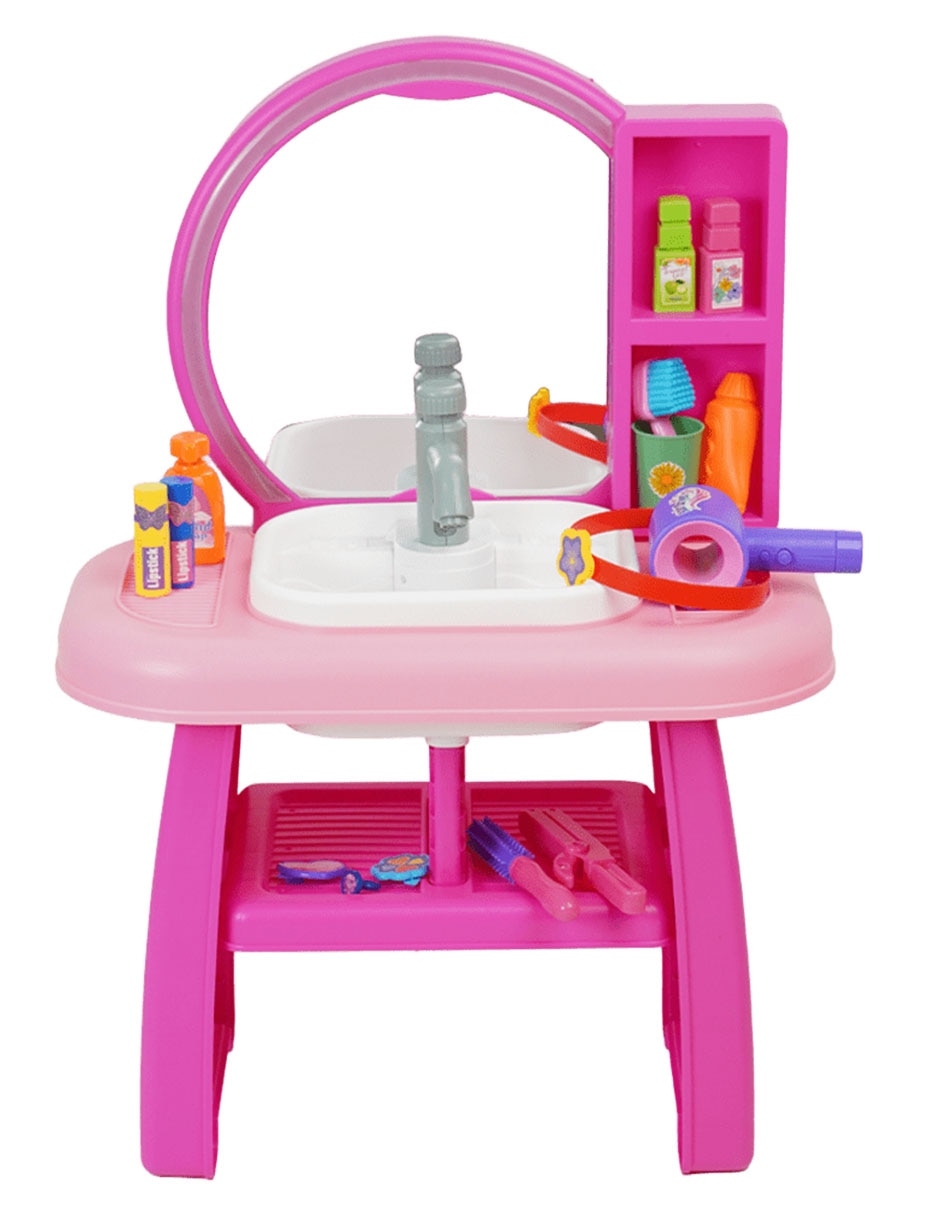 Juego de baño con lavabo juego de rol para niños