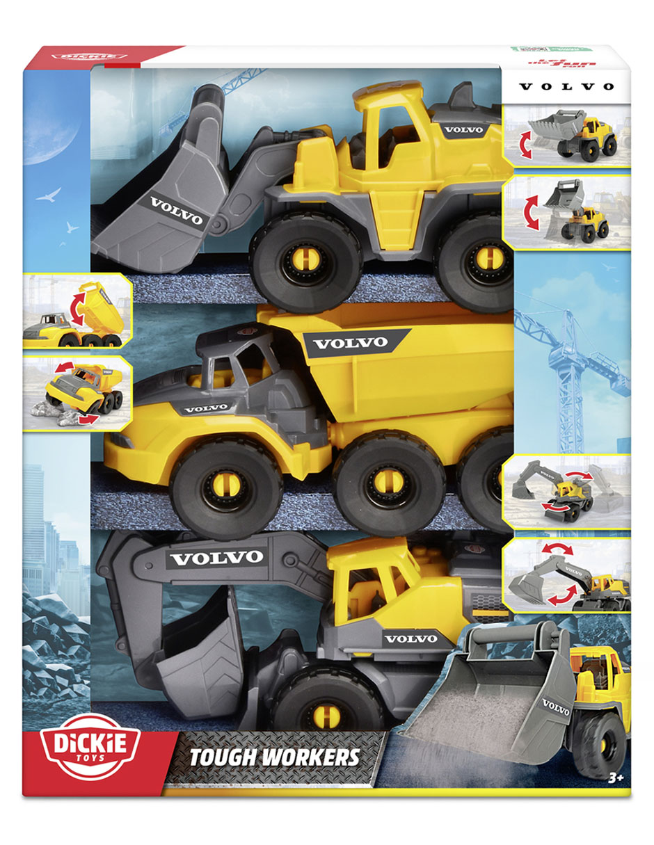Set vehículo de construcción volvo 2