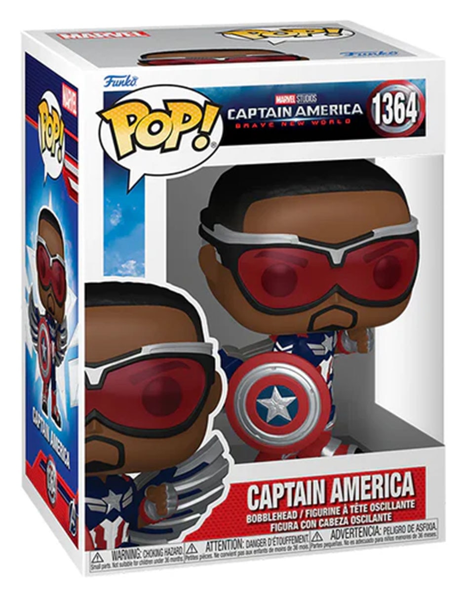 Figura Captain America Brave New World Captain America chase cabeza oscilante 2
