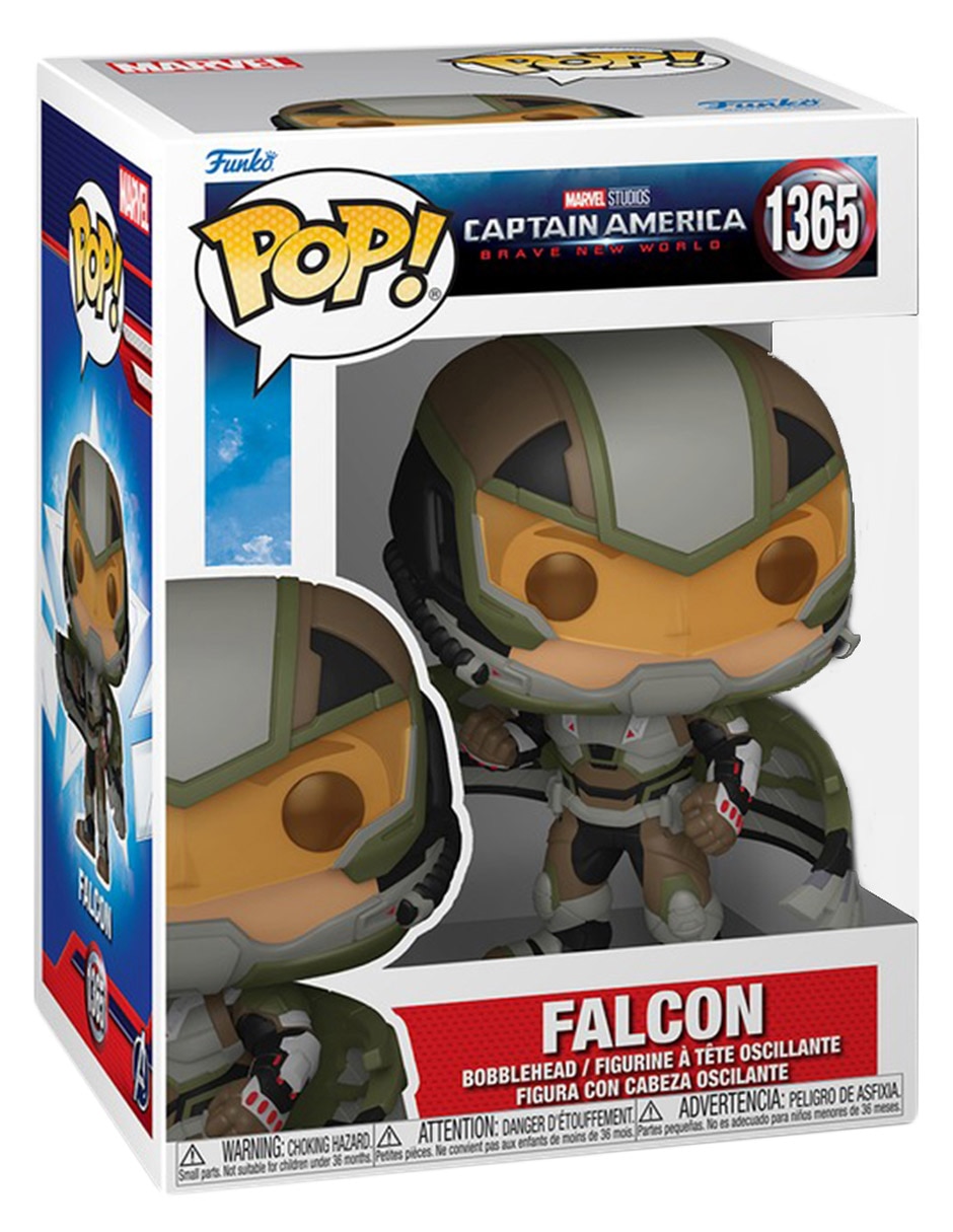 Figura Captain America Brave New World Falcon cabeza oscilante 2