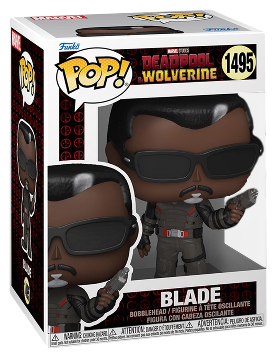 Figura Deadpool & Wolverine Blade chase cabeza oscilante 2