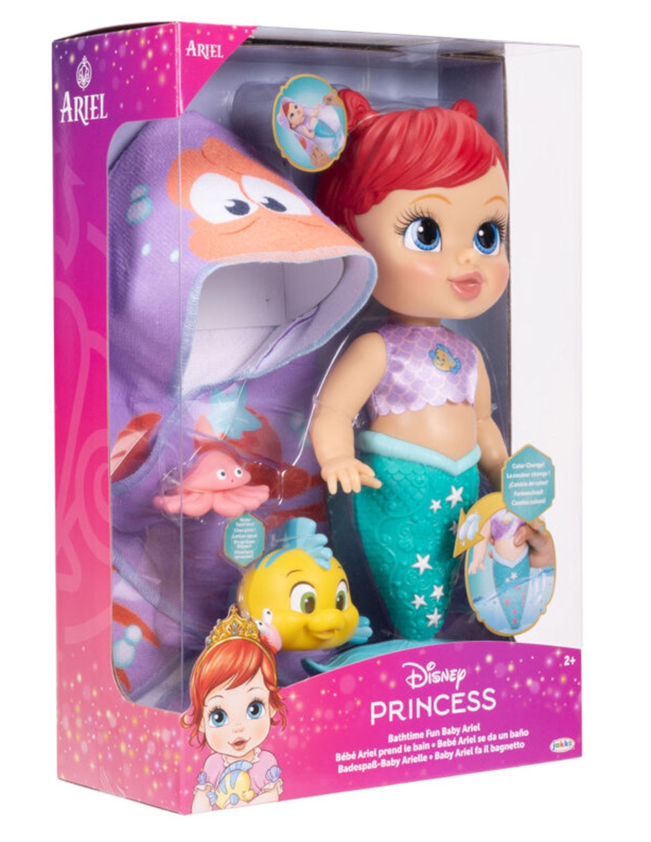 Muñeca Bebé Ariel se da un baño 11