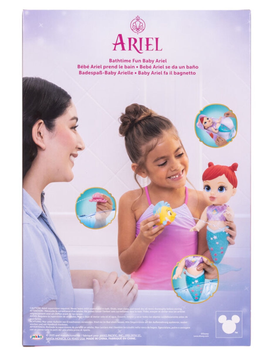Muñeca Bebé Ariel se da un baño 13