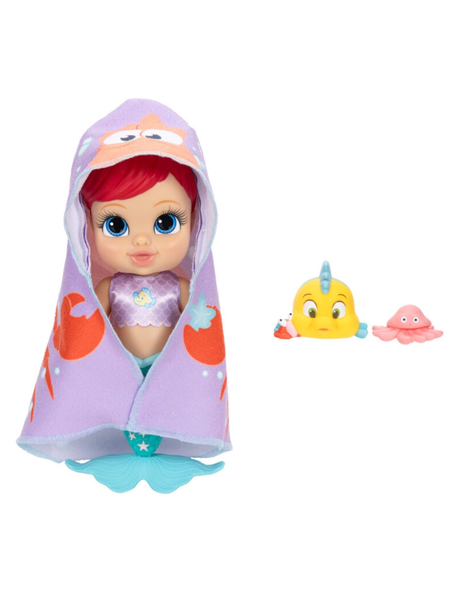 Muñeca Bebé Ariel se da un baño 4
