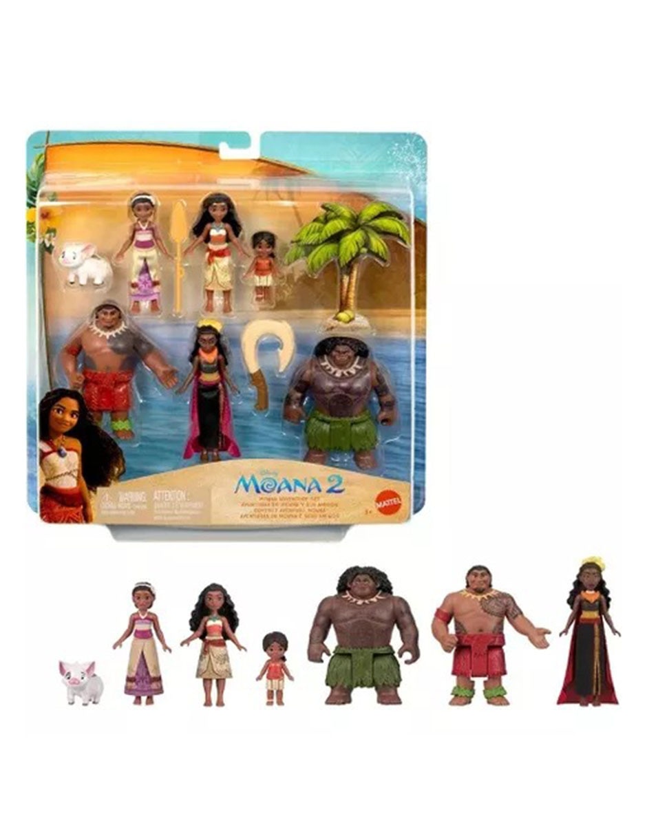 Set muñecas Mattel Moana 2 4