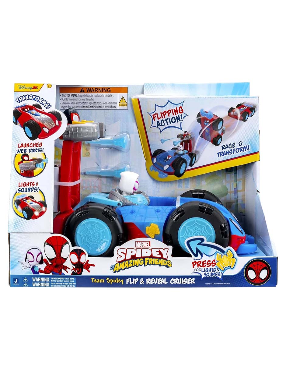 Vehículo Team Spidey Flip & Reveal Cruiser Vehículo Team Spidey Flip & Reveal Cruiser