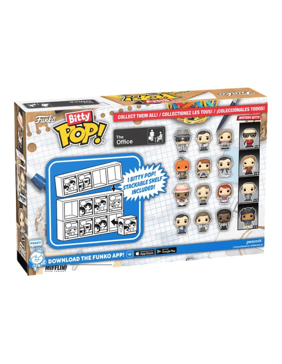 Figura de colección The Office Michael Scott, Jim Halpert y Darryl Philbin 2