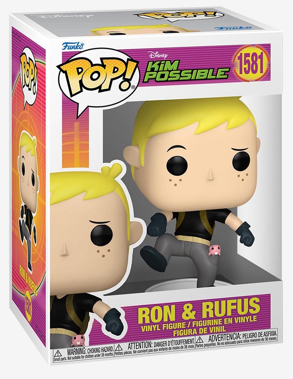 Figura de colección Kim Possible Ron & Rufus 2