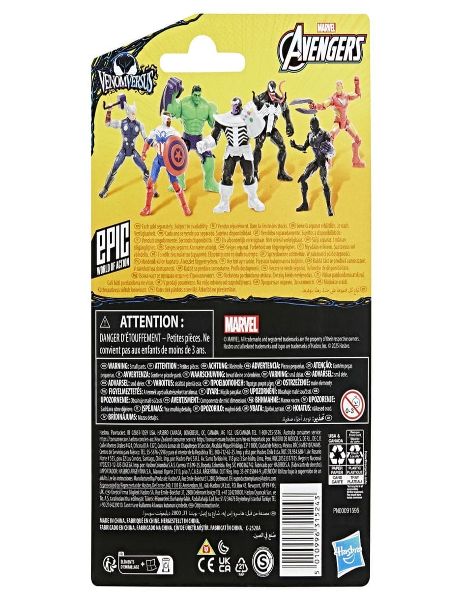 Figura articulada VenomVersus Iron Man especial 4