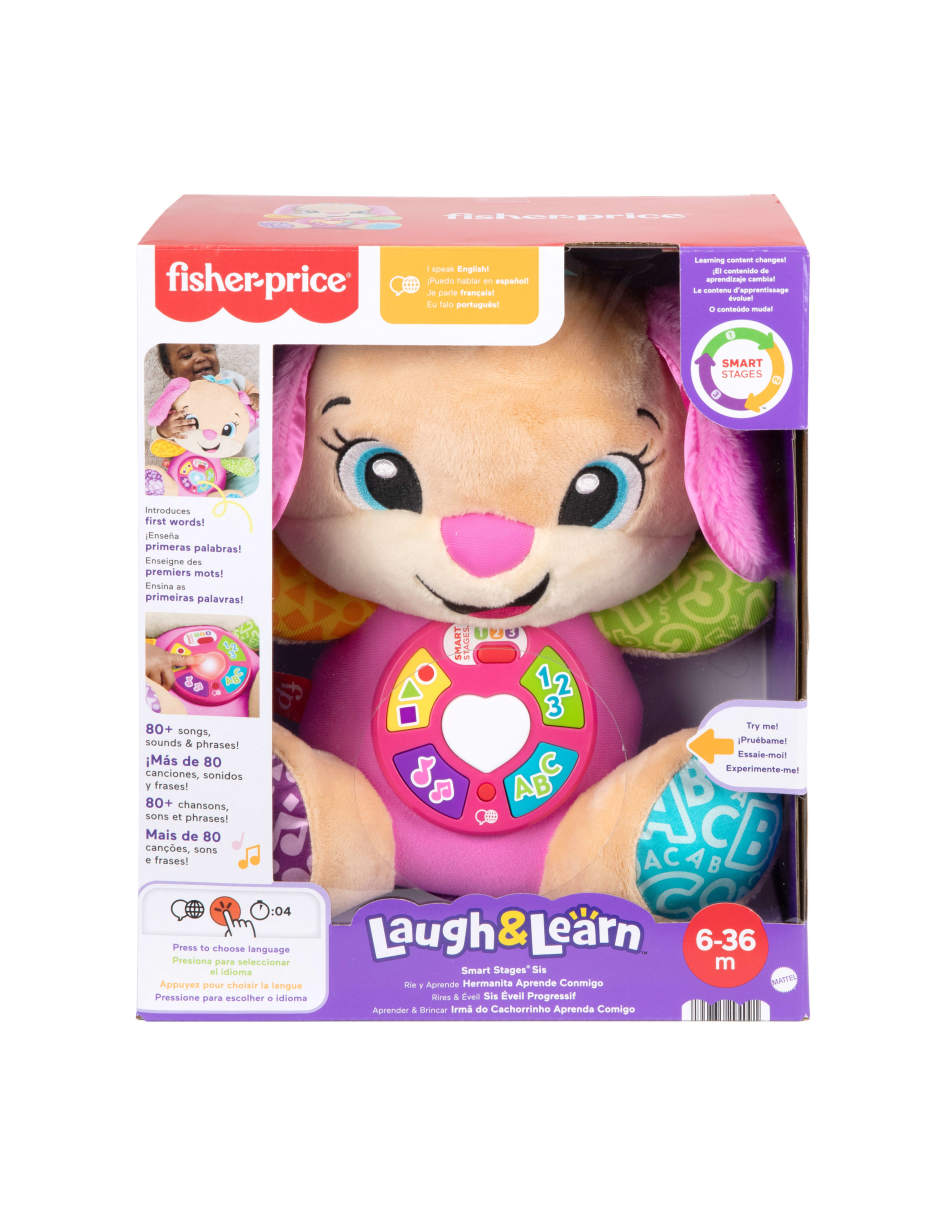 Peluche de Fisher Price Rie y Aprende de 28.5 cm 2