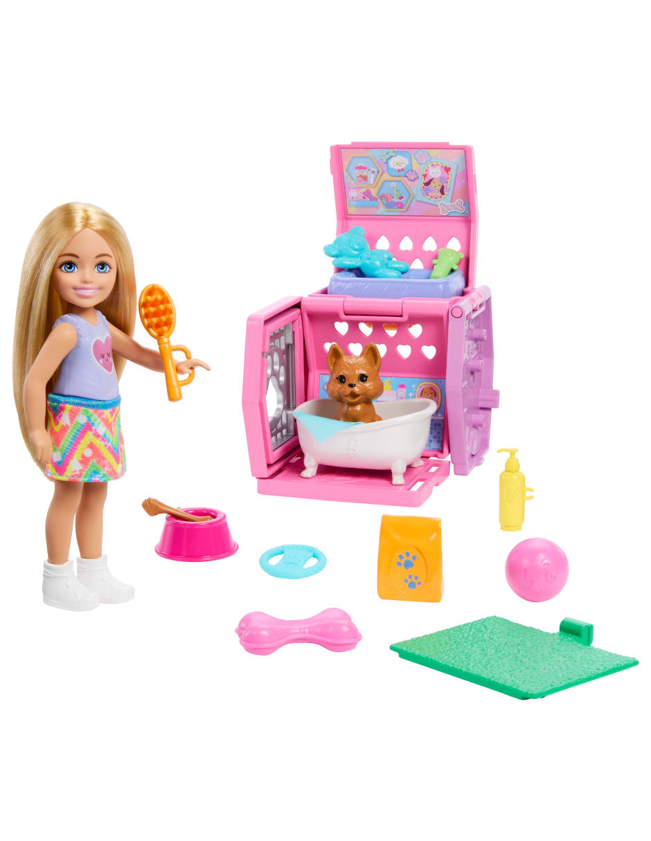 Muñeca Barbie Barbie Chelsea Fiesta de Perritos Suburbia