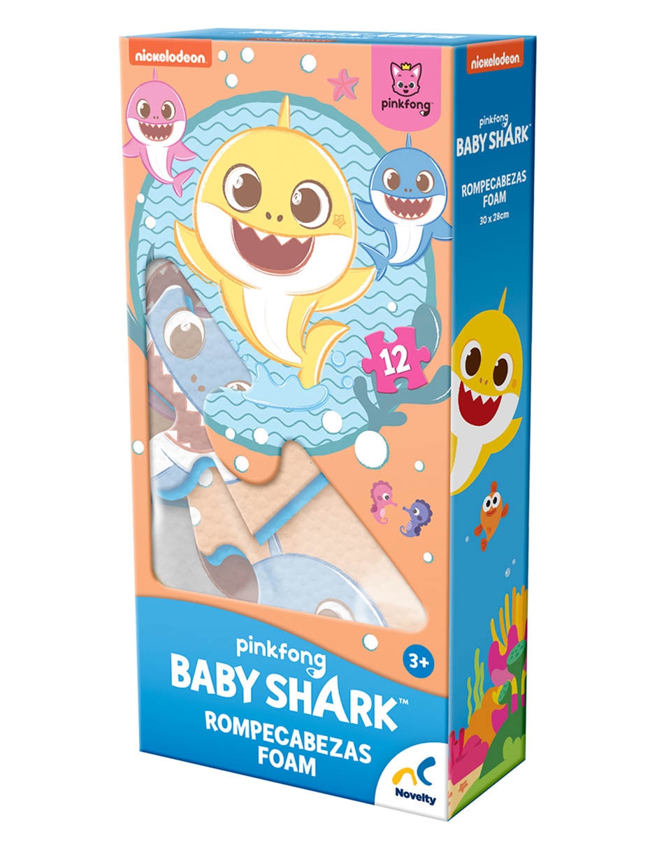 Rompecabezas Foam Baby Shark 12 piezas 2