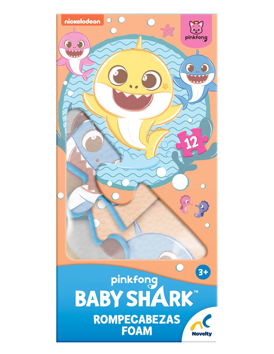 Rompecabezas Foam Baby Shark 12 piezas 3