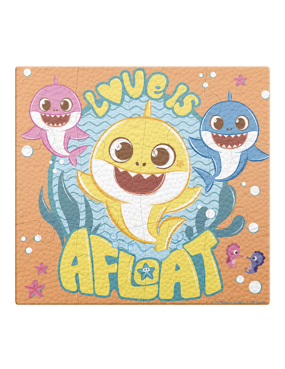 Rompecabezas Foam Baby Shark 12 piezas 5