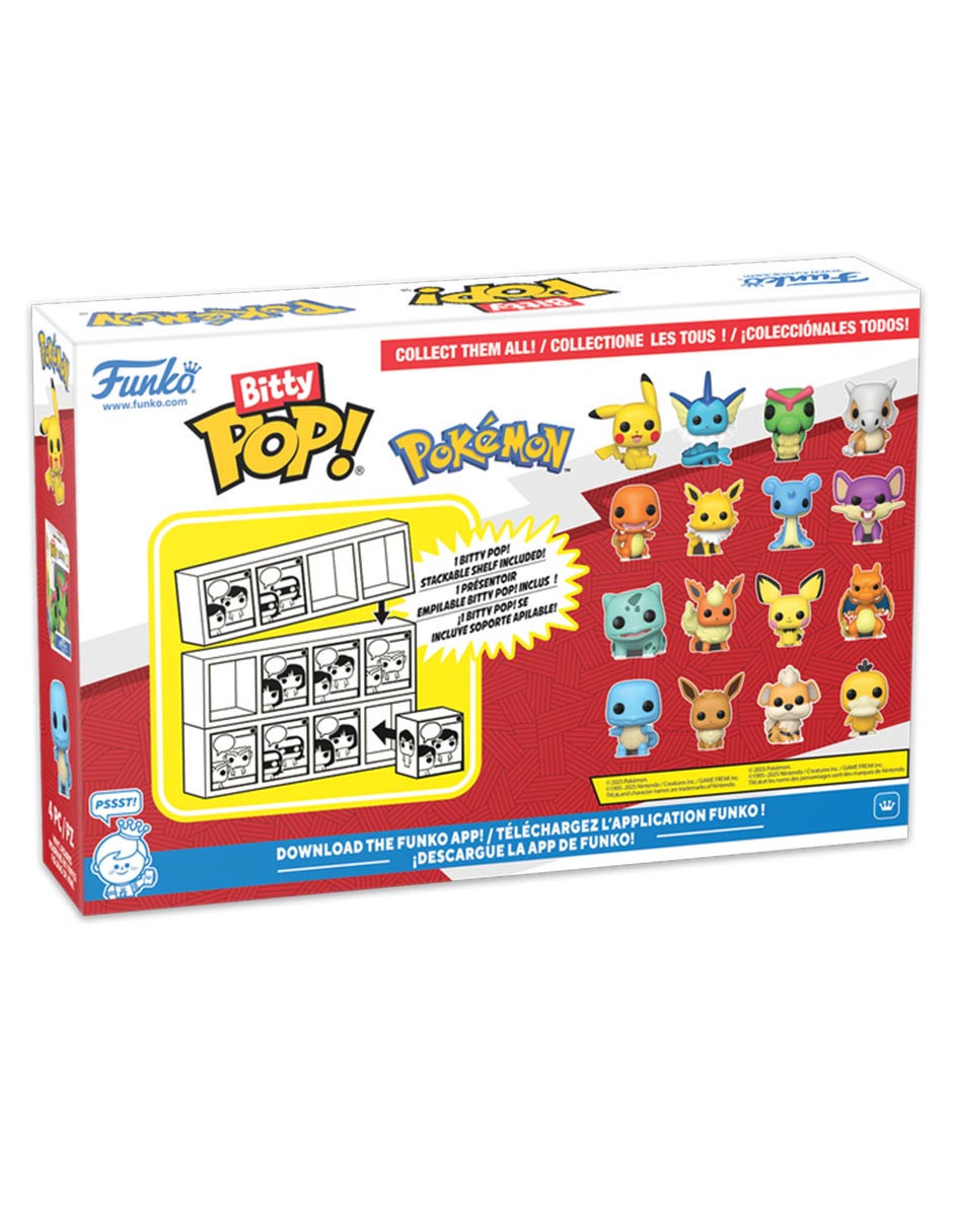 Figura de colección Pop-Tarts Pikachu, Vaporeon, Caterpie y Cubone 3