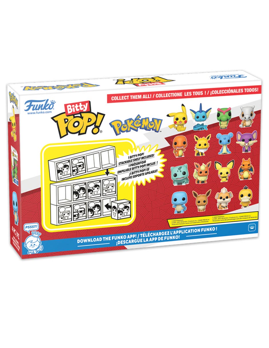 Figura de colección Pokémon Charmander, Jolteon, Lapras y Rattata 3