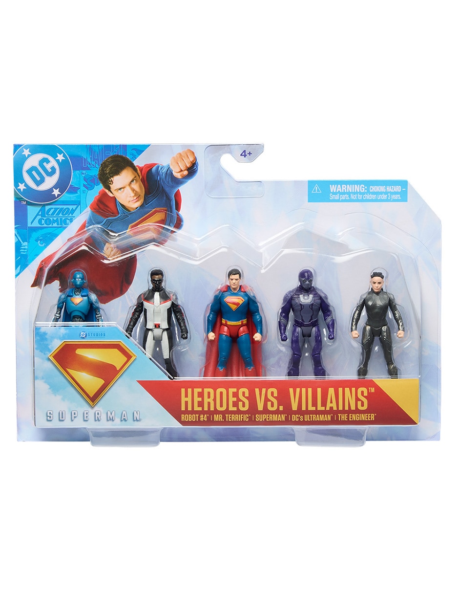 Set figuras acción articulada Superman especial articulado 2