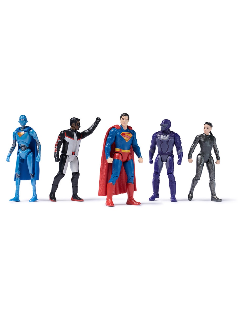 Set figuras acción articulada Superman especial articulado 4
