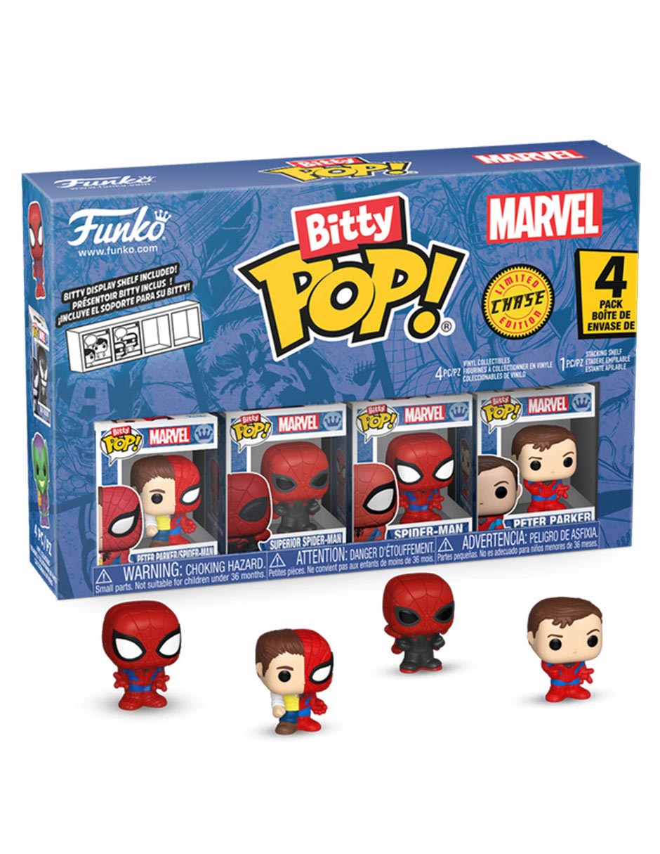 Figura de colección Marvel Peter Parker/Spider-Man, Superior Spider-Man, Spider-Man y Peter Parker