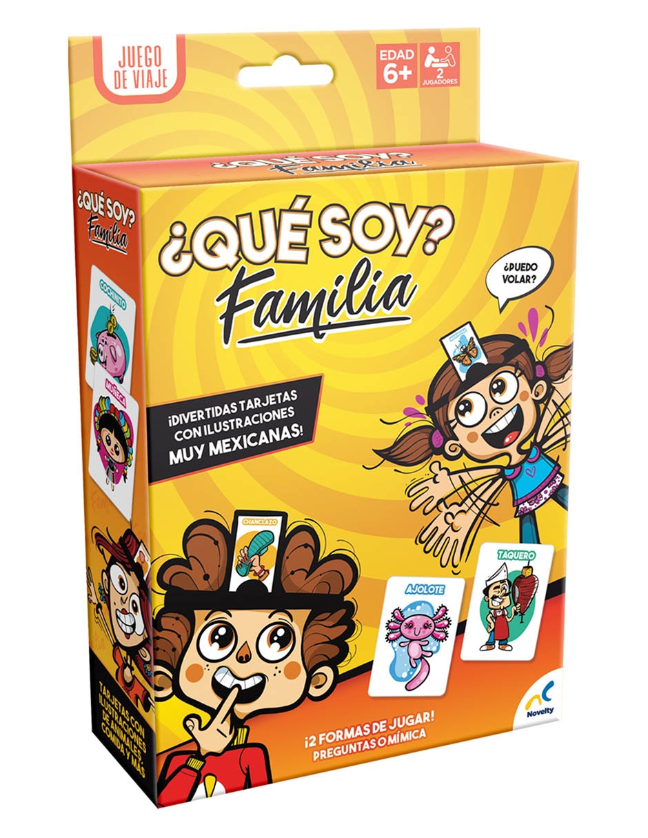 Juego de viaje ¿Qué soy? familia