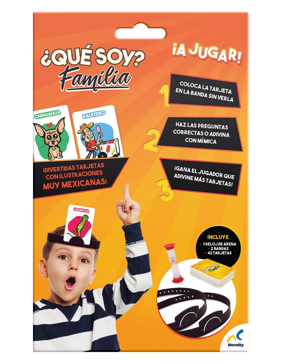 Juego de viaje ¿Qué soy? familia 4