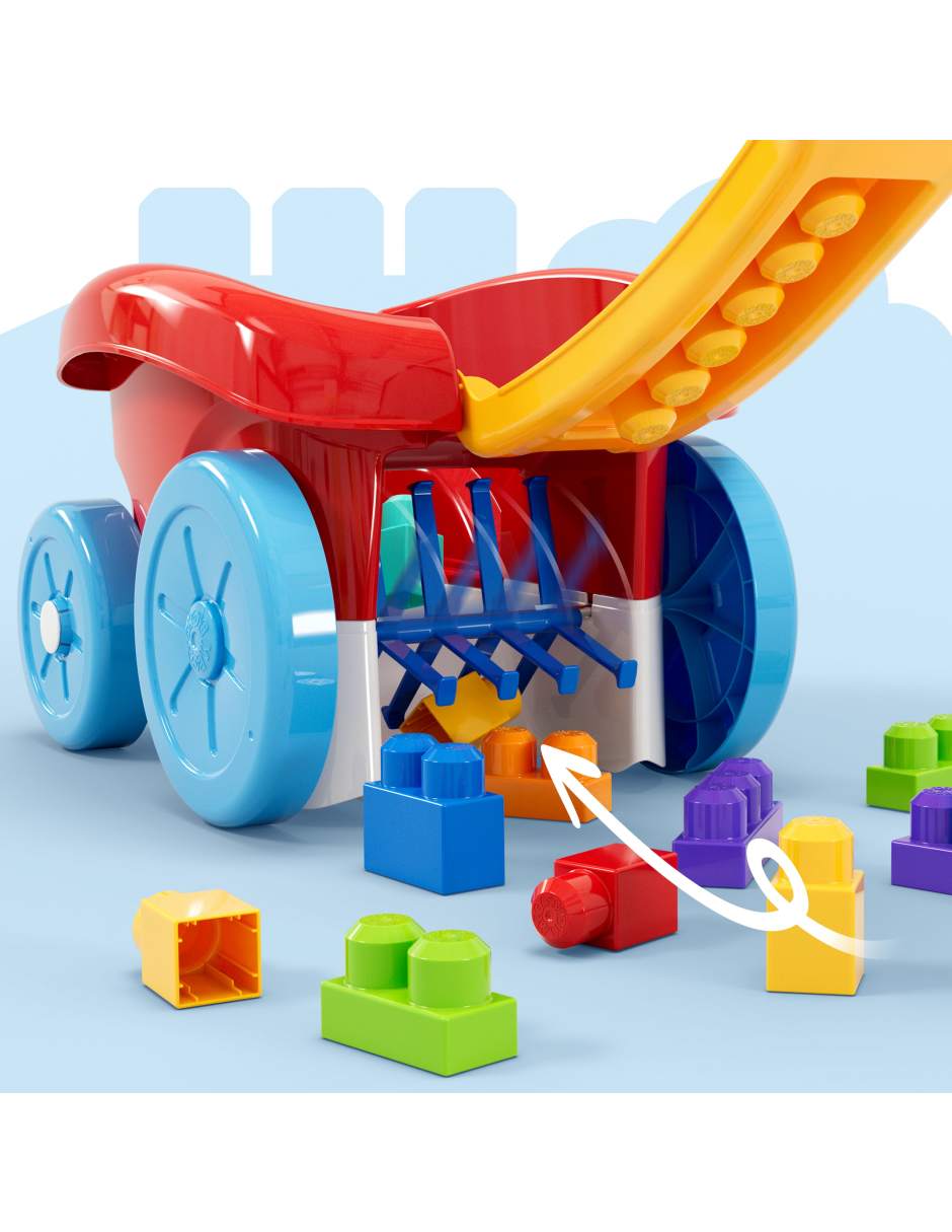 Mega Bloks Vagón Recoge Bloques JFR30 4
