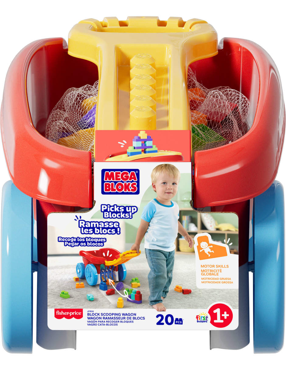 Mega Bloks Vagón Recoge Bloques JFR30 6