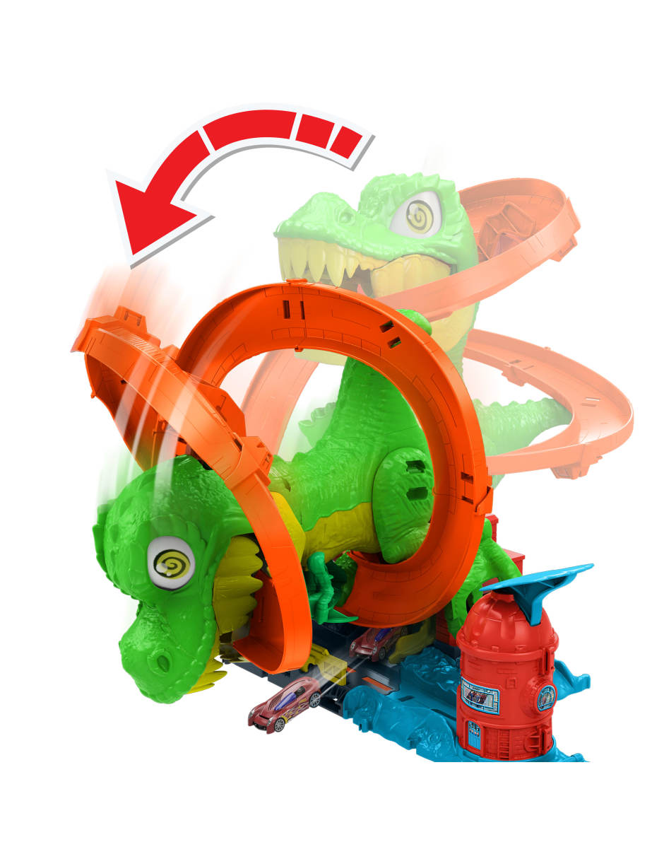 Pista T-Rex vs Estación de Bomberos 5