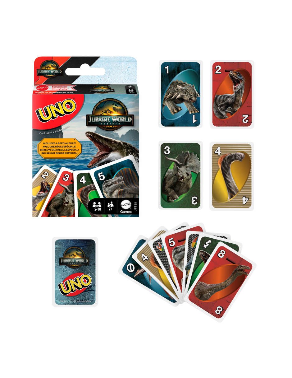 UNO Jurassic World Rebirth