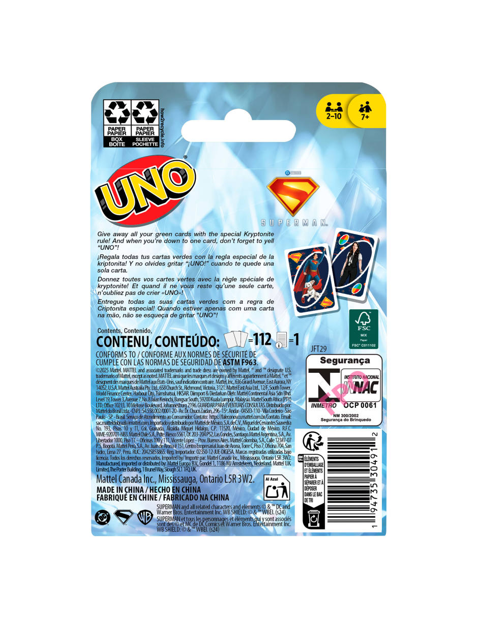 UNO Superman 6