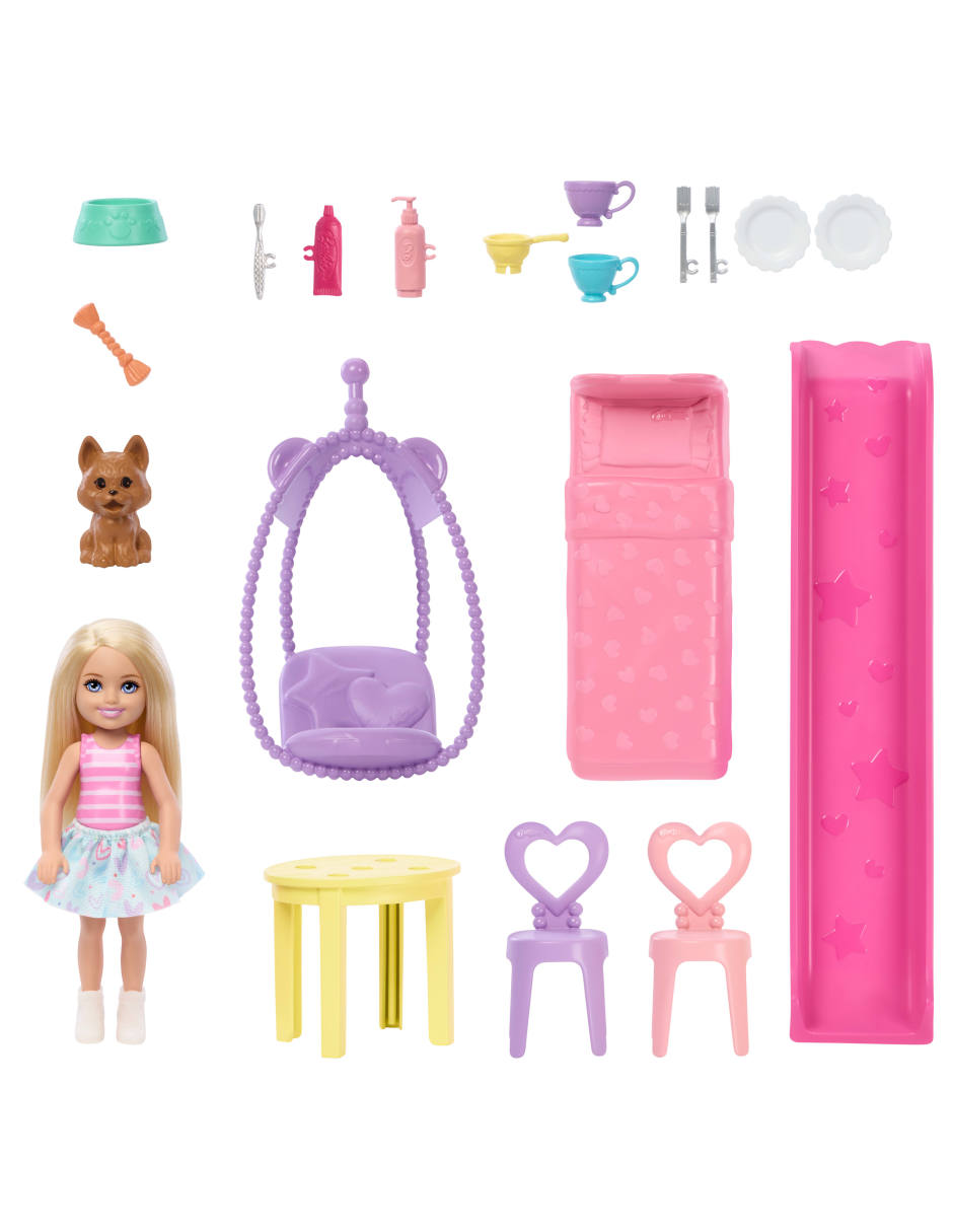 Set muñeca Barbie Casa Transformable de Chelsea 4