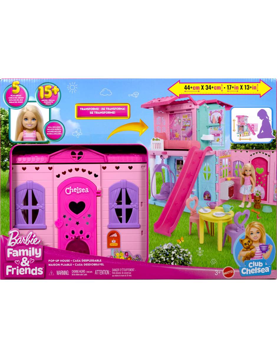 Set muñeca Barbie Casa Transformable de Chelsea 6
