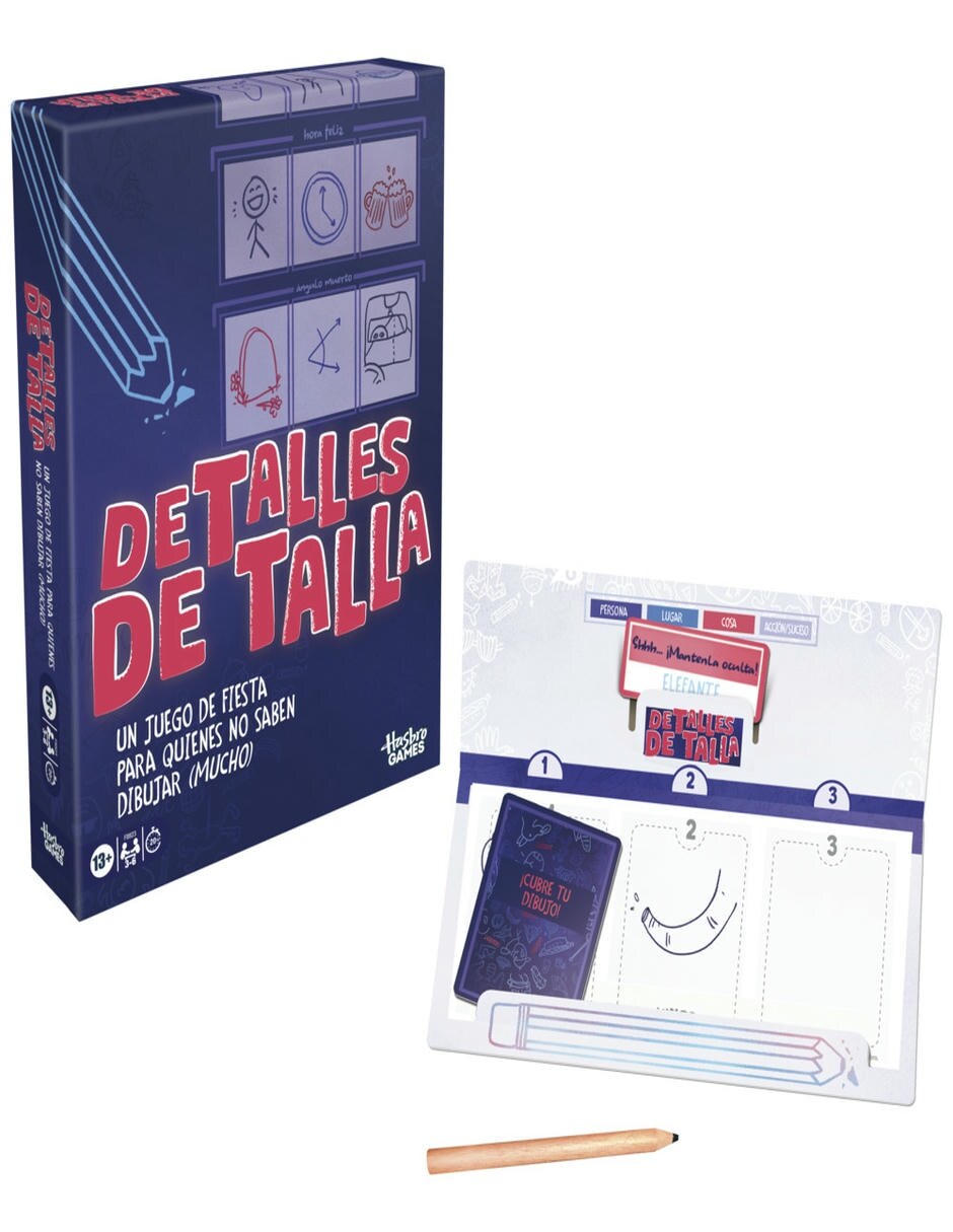 Detalles de Talla Hasbro Games 3