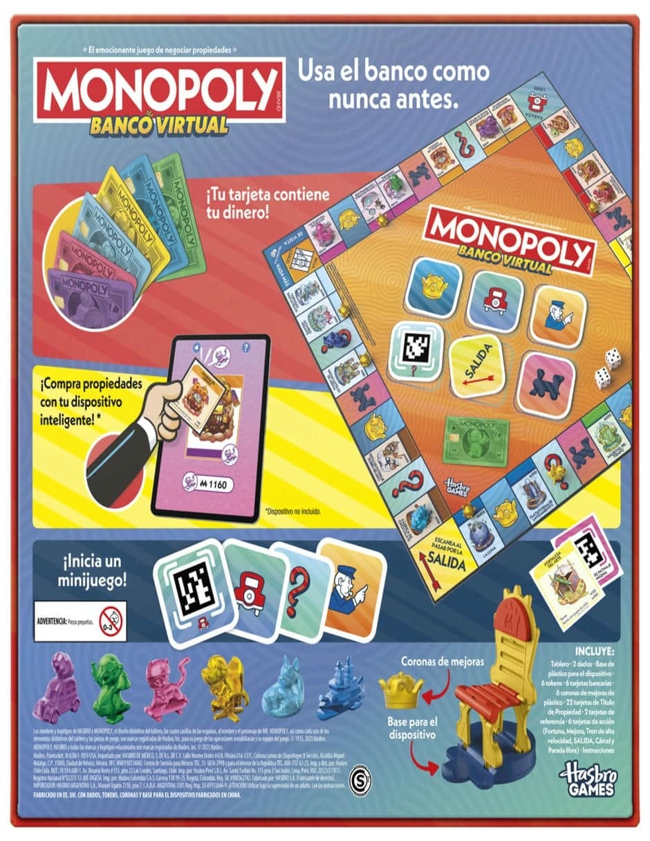 Monopoly Banco Virtual Hasbro Games 3