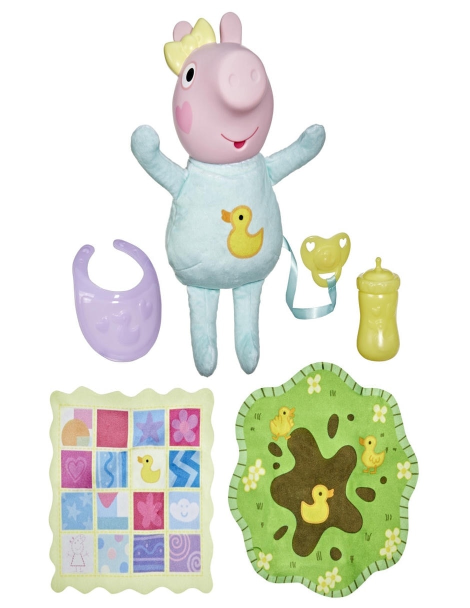 Muñeca fashion Peppa Pig Evie gruñidos y abrazos Muñeca fashion Peppa Pig Evie gruñidos y abrazos