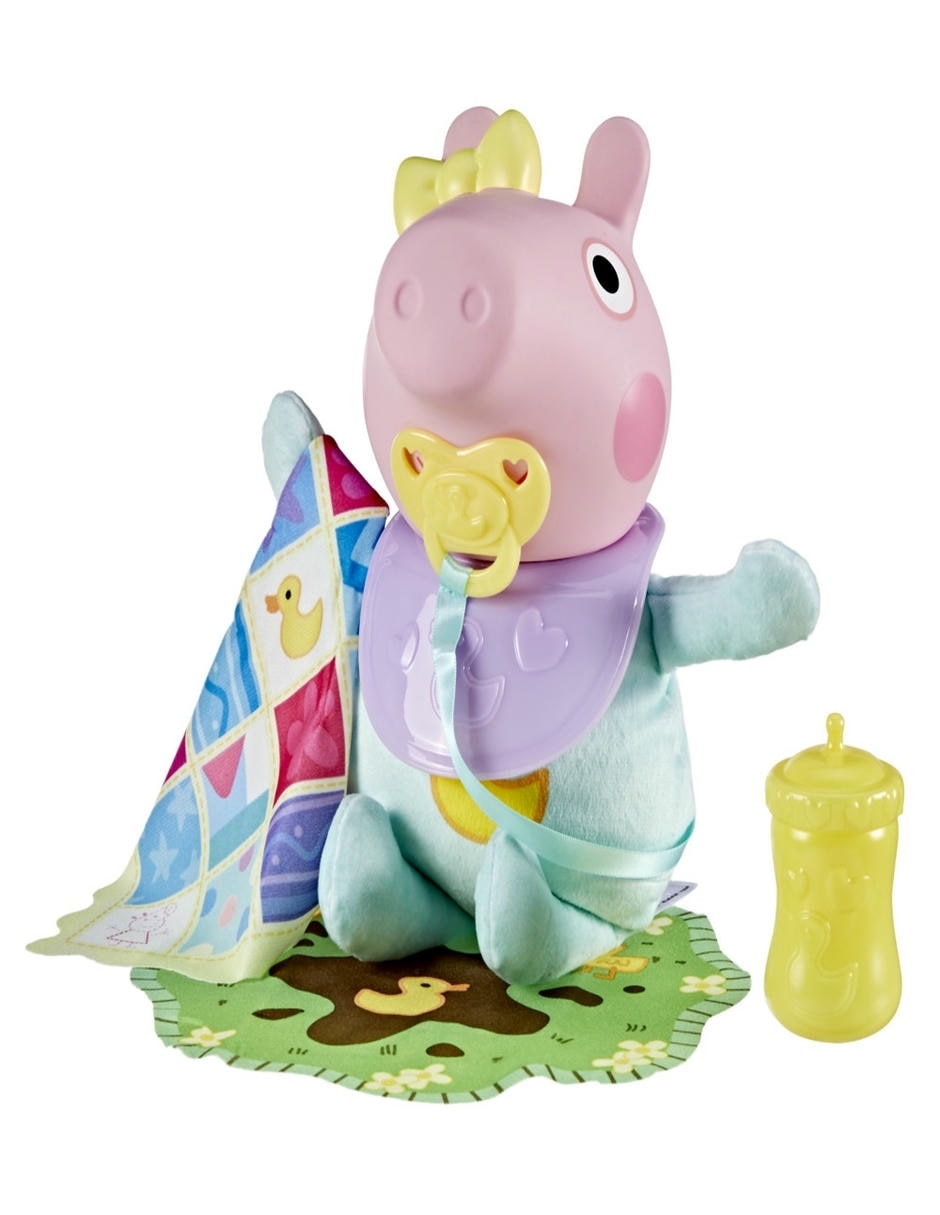 Muñeca fashion Peppa Pig Evie gruñidos y abrazos 5