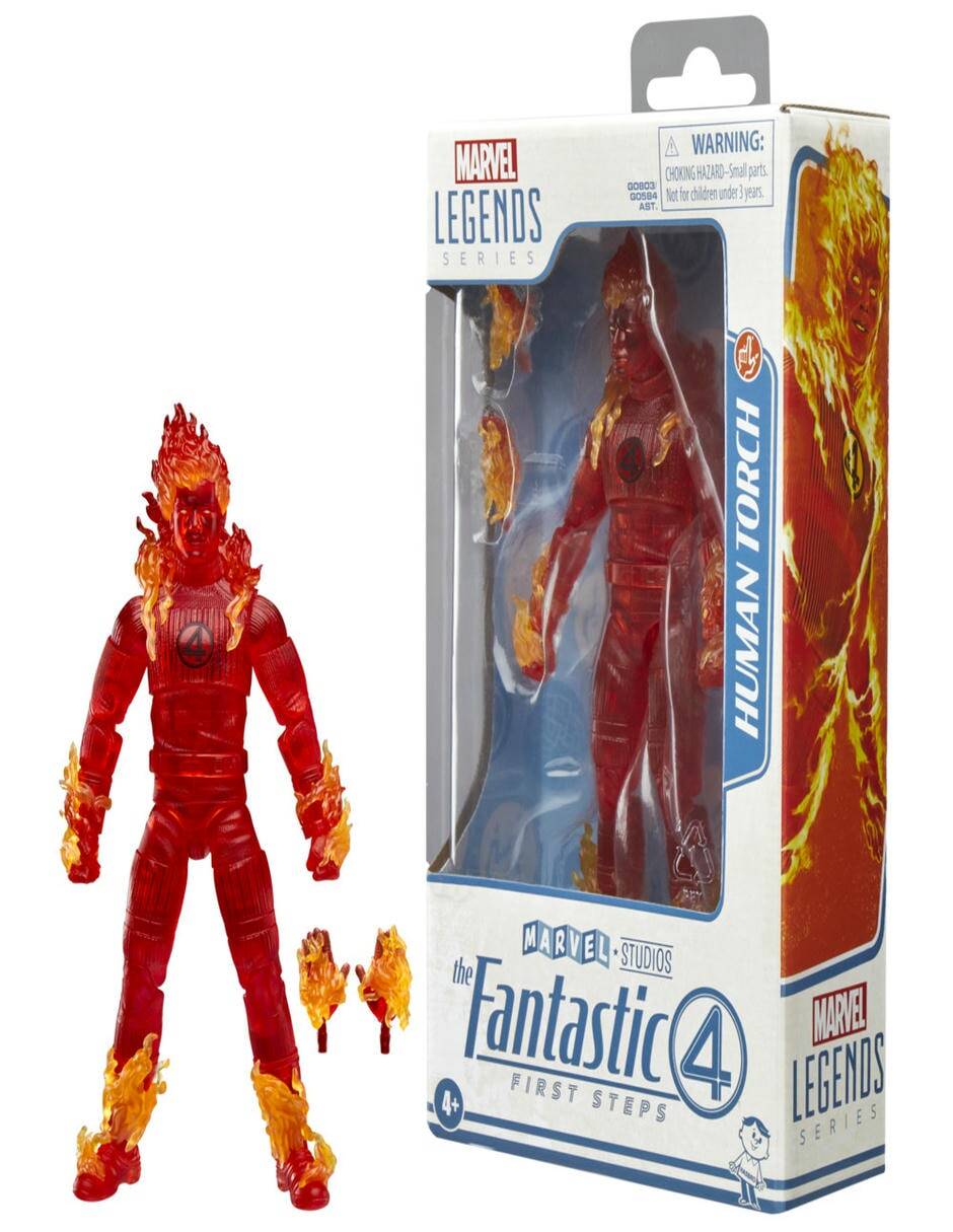 Figura articulada Los 4 Fantásticos: Primeros Pasos Human Torch collectors 3