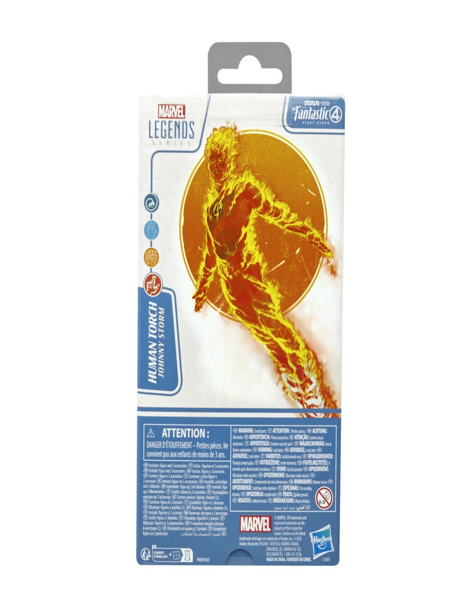 Figura articulada Los 4 Fantásticos: Primeros Pasos Human Torch collectors 4