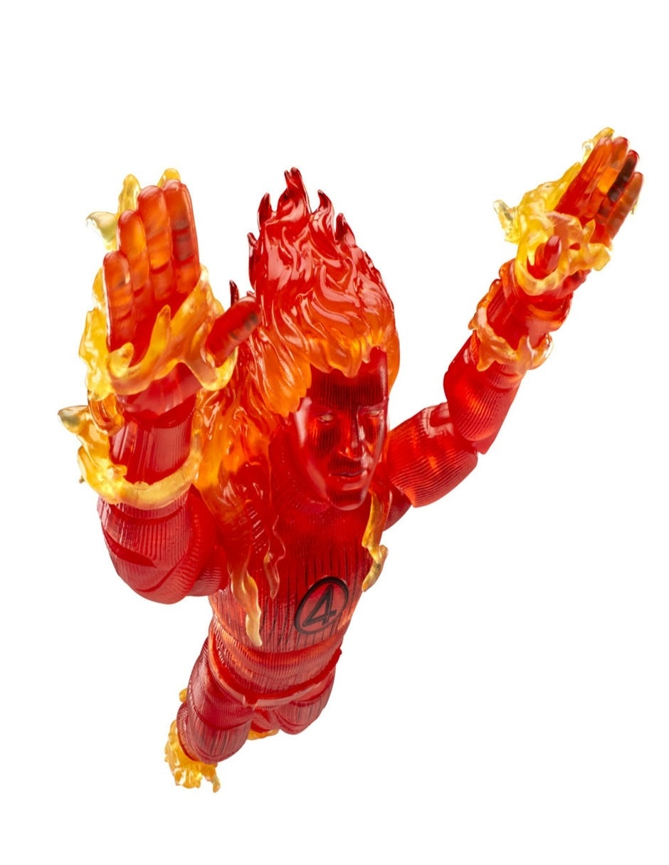 Figura articulada Los 4 Fantásticos: Primeros Pasos Human Torch collectors 6
