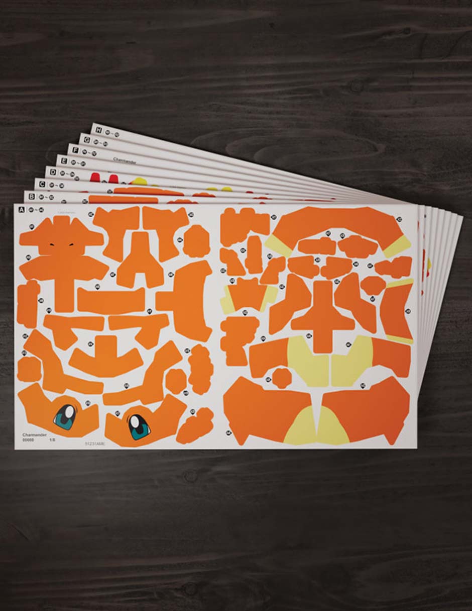 Rompecabezas Pokémon 4D Charmander 241 piezas 3