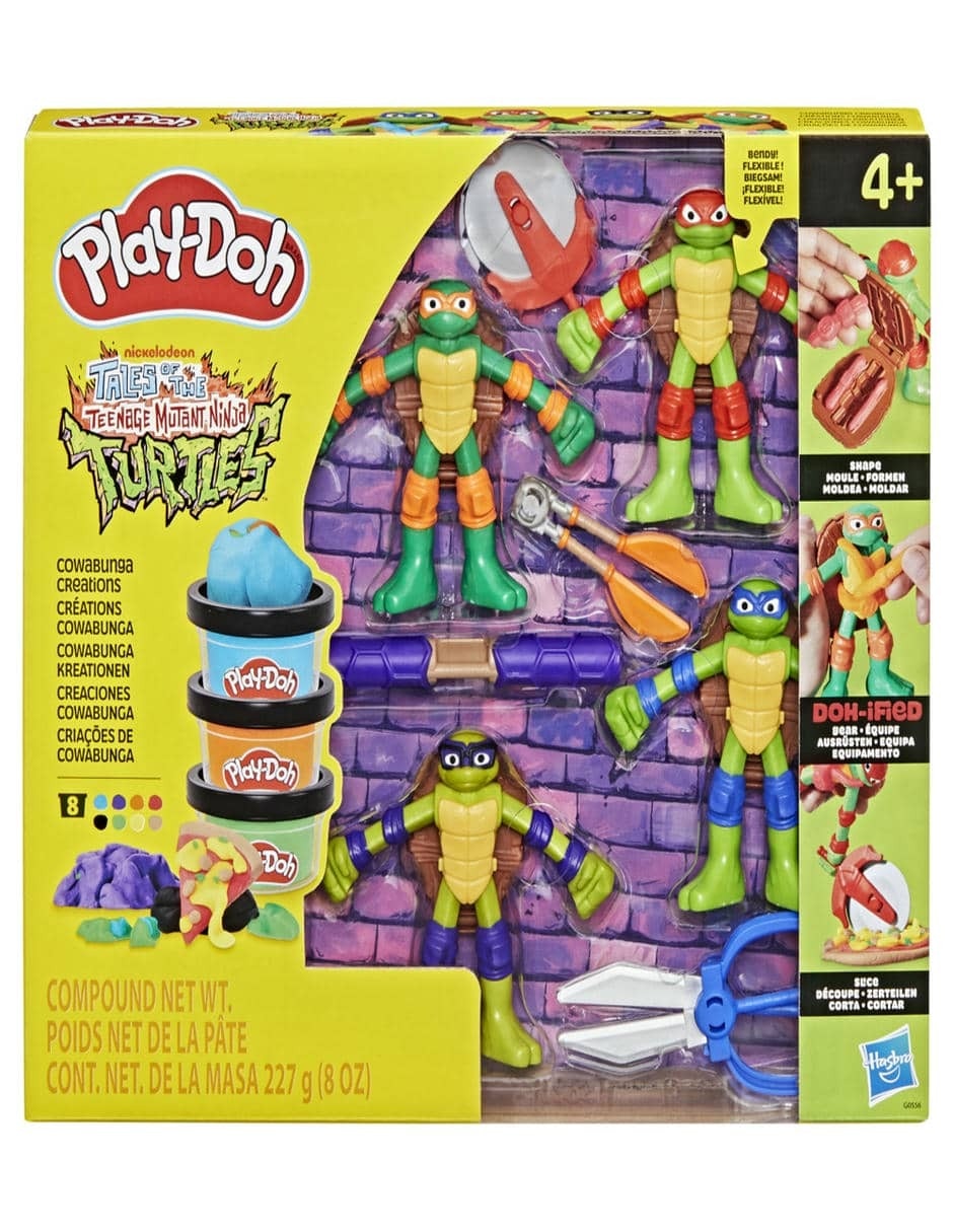 Masa modeladora Creaciones Cowabunga Teenage Mutant Ninja Turtles 2
