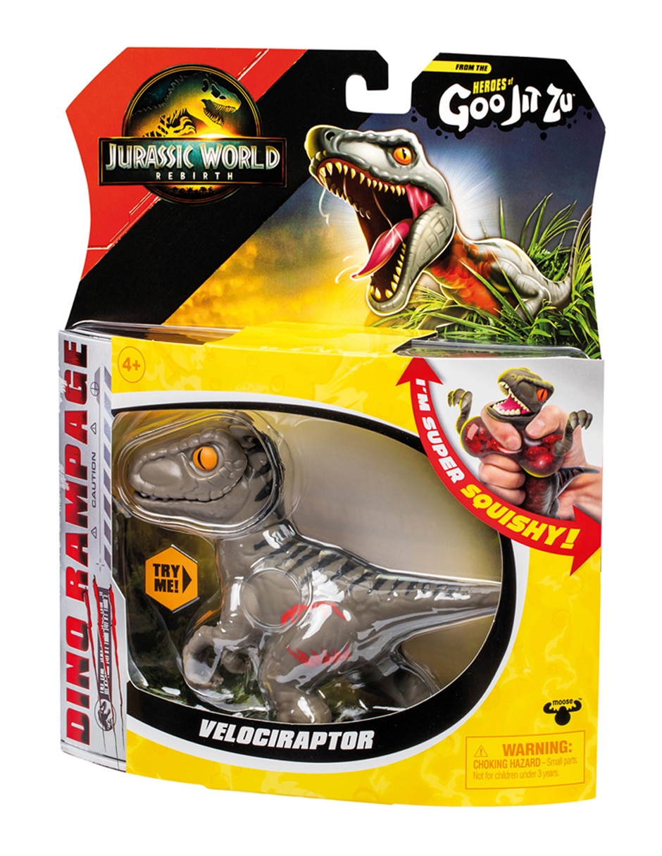 Figura Jurassic World Velociraptor elástico 2