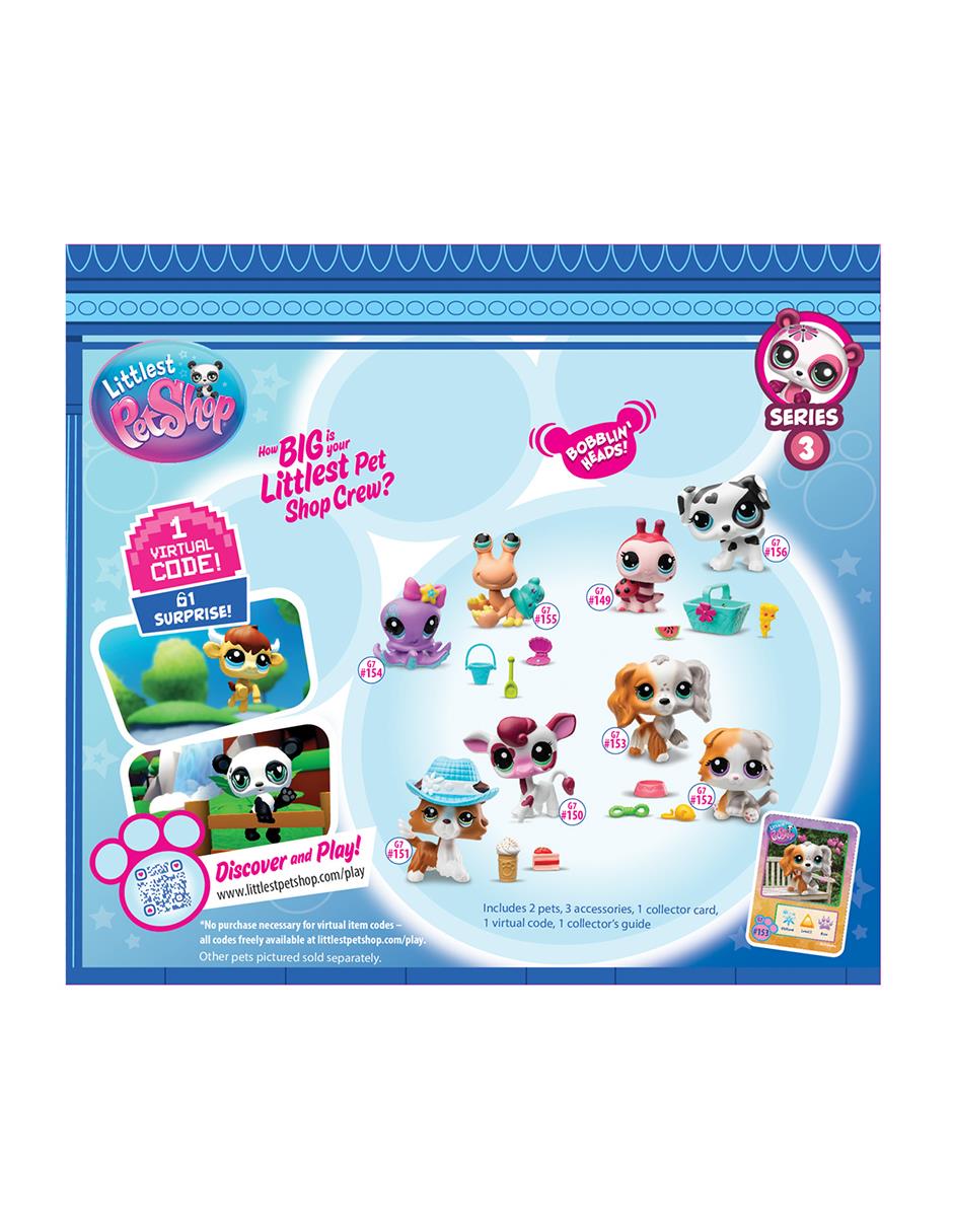 Set muñeca little pet shop mascotas 2