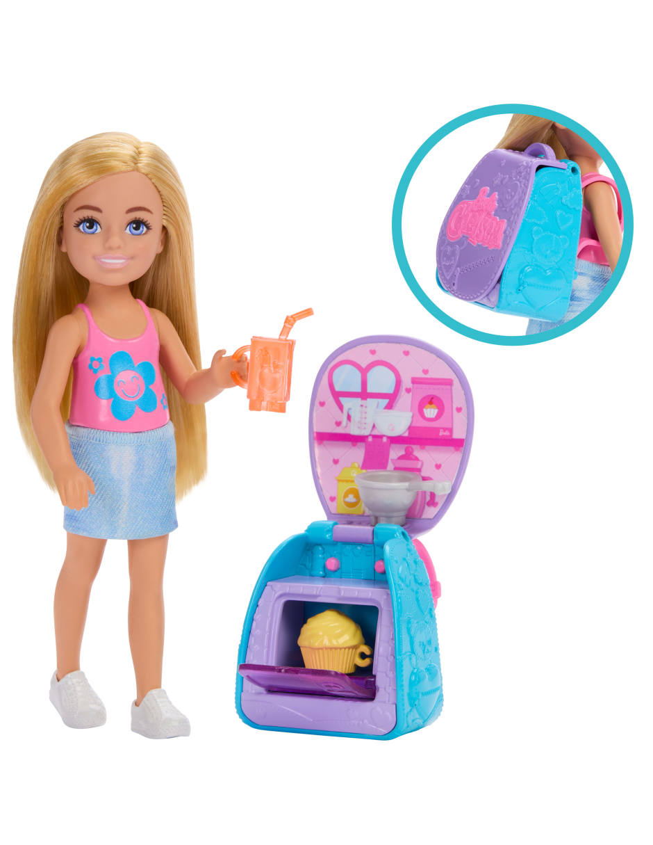 Muñeca Chelsea Mochila para Hornear Cupcakes 3